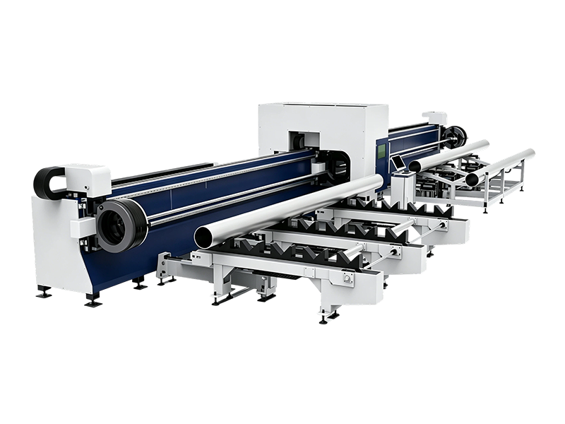 Zero Tailing 3-Chucks Fibra Laser Tube Cutting Machine